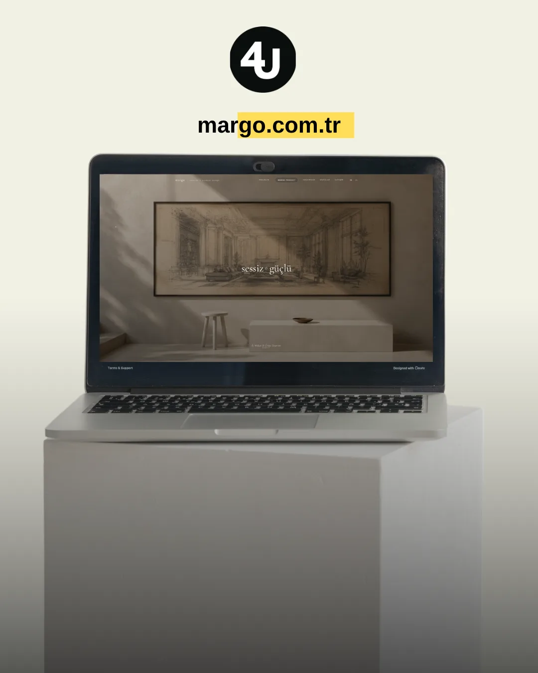 Margo — site tasarımı görünümü