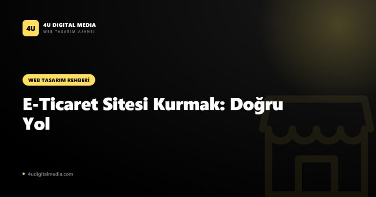E-Ticaret Sitesi Kurmak: Küçük İşletmeler İçin Doğru Yol Hangisi?